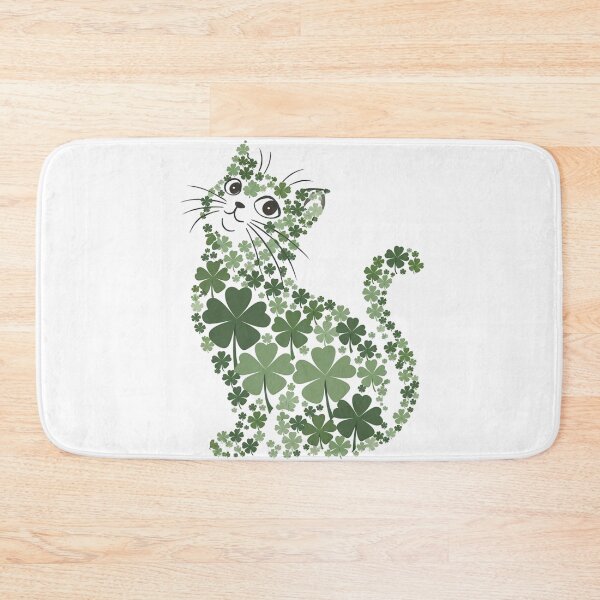 Item preview, shamrocks cat designed and sold by jkrphoto.