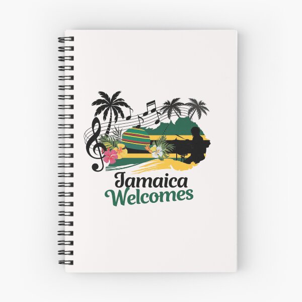 Item preview, Jamaica Welcomes Flag Map Kingston, reggae, designed and sold by AnimalsDH305.