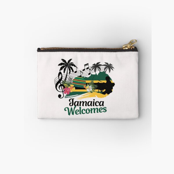 Item preview, Jamaica Welcomes Flag Map Kingston, reggae, designed and sold by AnimalsDH305.
