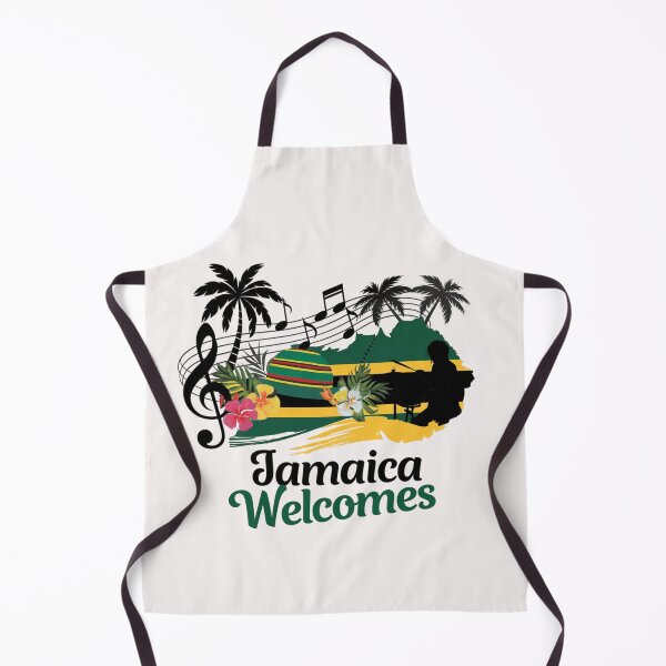 Item preview, Jamaica Welcomes Flag Map Kingston, reggae, designed and sold by AnimalsDH305.