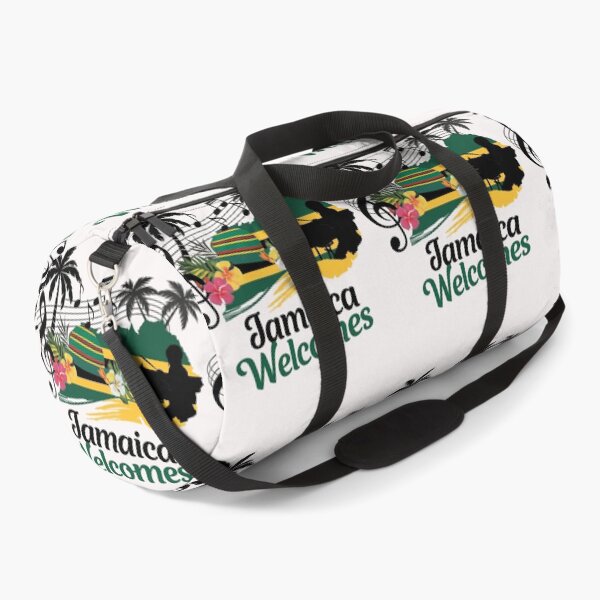 Item preview, Jamaica Welcomes Flag Map Kingston, reggae, designed and sold by AnimalsDH305.