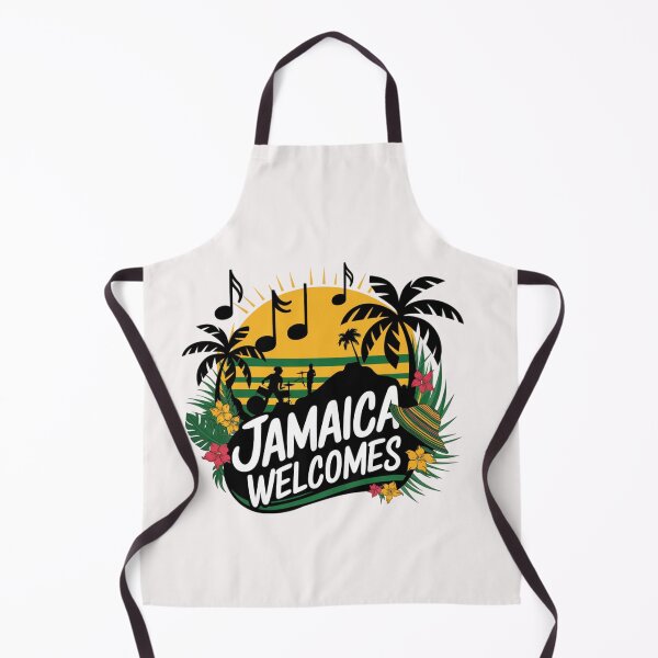 Item preview, Jamaica Welcomes Flag Map Kingston, reggae, designed and sold by AnimalsDH305.