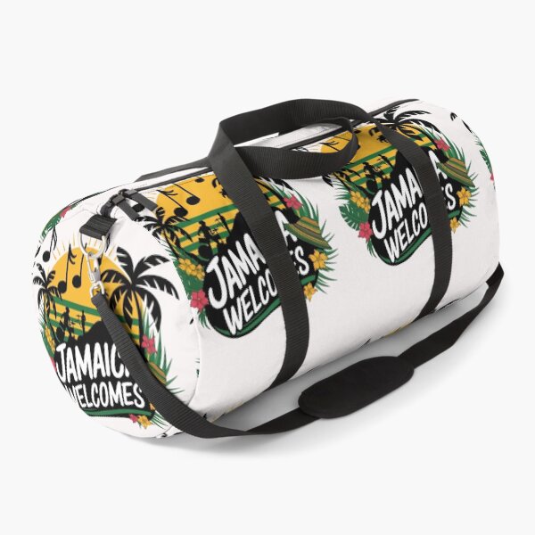 Item preview, Jamaica Welcomes Flag Map Kingston, reggae, designed and sold by AnimalsDH305.