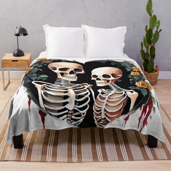 Item preview, Skeletons Surrounded by Yellow Roses, funny, gifts, green, designed and sold by Ewelina Niemiec.