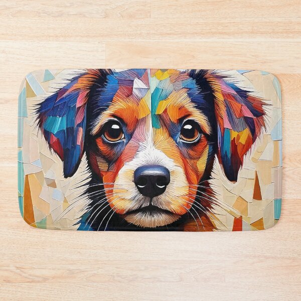 Item preview, Cubist Concept Puppy Dog Art | Digitally Handmade Drawing Painting designed and sold by FilipeFerreira.