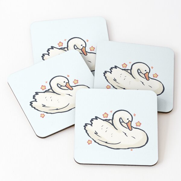 Item preview, Cartoon White Swan designed and sold by Mayarart.