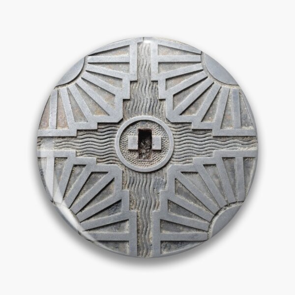 Item preview, Art Deco Drain Cover Napier New Zealand designed and sold by bluejacaranda.