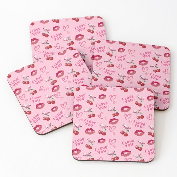 Item preview, Pink Bows And Cherries Pattern designed and sold by CraftyBloom.