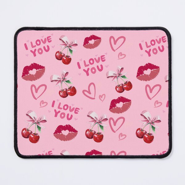 Item preview, Pink Bows And Cherries Pattern designed and sold by CraftyBloom.
