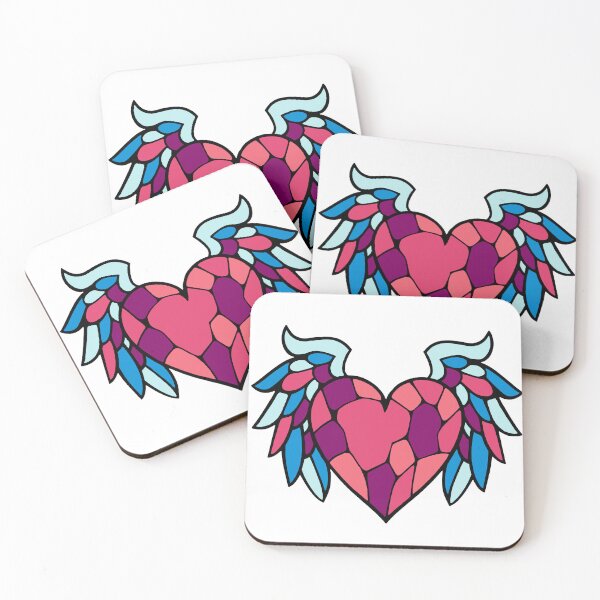 Item preview, Stained glass heart designed and sold by SpectrumShine.