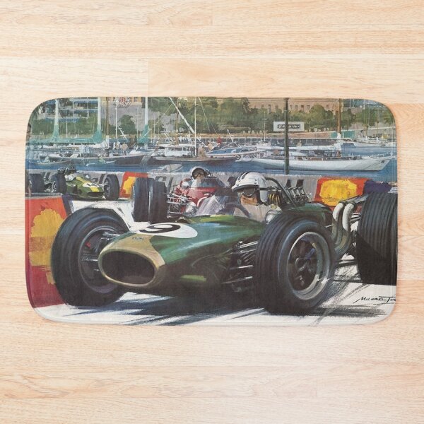 Item preview, Monaco Grand Prix 1968 – Vintage Formula 1 Poster, Classic F1 Racing, Historic Motorsport Art designed and sold by Road To Track.