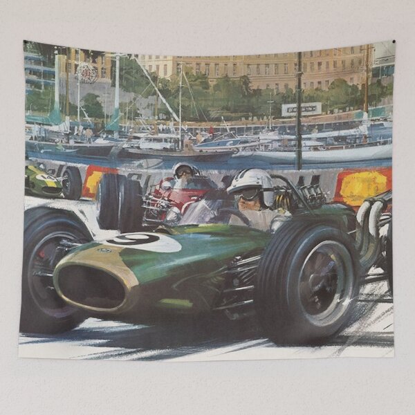 Item preview, Monaco Grand Prix 1968 – Vintage Formula 1 Poster, Classic F1 Racing, Historic Motorsport Art designed and sold by Road To Track.
