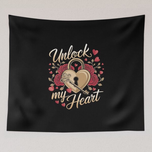 Item preview, Unlock My Heart Romantic Gold Key Design designed and sold by love3617.