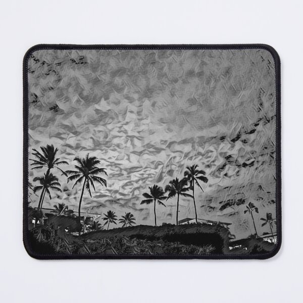 Item preview, Wailea Palms (Black&White) designed and sold by Scurvy Dawg Design.