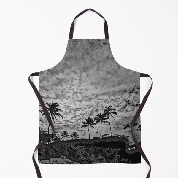 Item preview, Wailea Palms (Black&White) designed and sold by Scurvy Dawg Design.