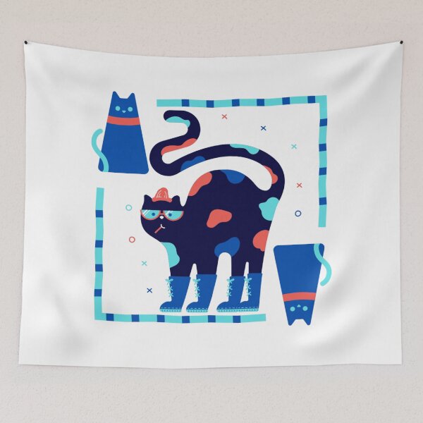 Item preview, Abstract Feline Fun designed and sold by Arte82.