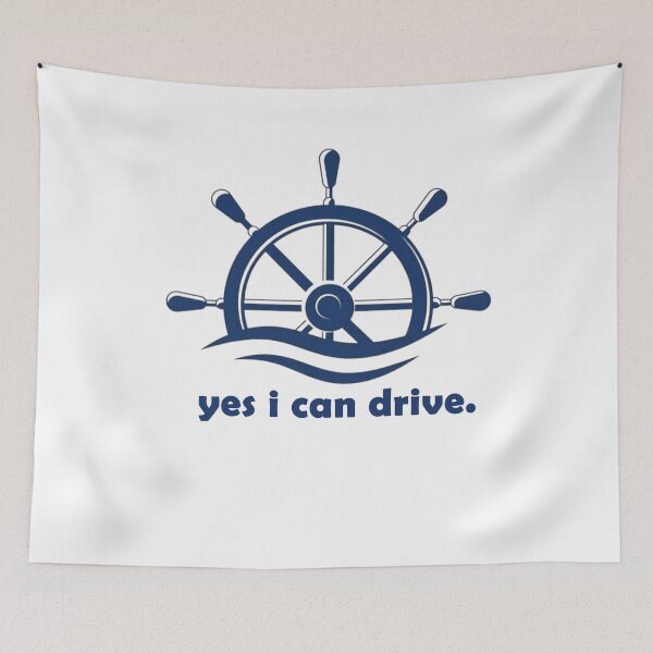 Item preview, I Can Drive with Nautical Spirit designed and sold by Stylefishing.