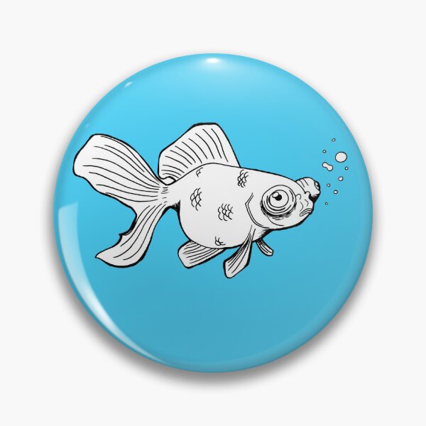 Item preview, Telescope Goldfish B&W designed and sold by Paigeart4sale.