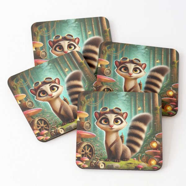 Item preview, Steampunk Polecat designed and sold by Sillytoe.