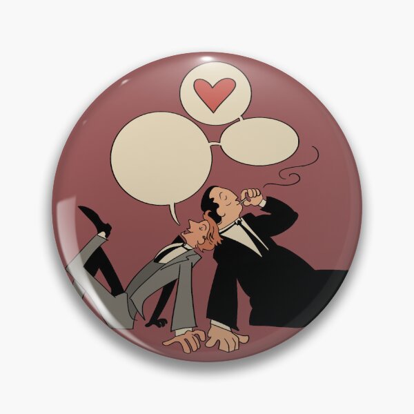 Item preview, Jeeves and Wooster (grey)  designed and sold by TnToons143.