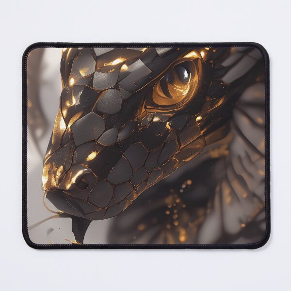 Item preview, King Cobra | Fantasy in Golden and Black Tones designed and sold by AJ Lab.