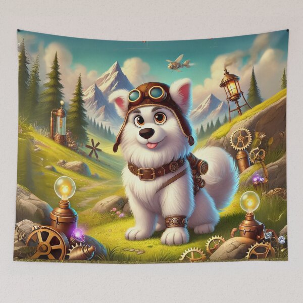 Item preview, Steampunk Polish Tatra Sheepdog designed and sold by Sillytoe.