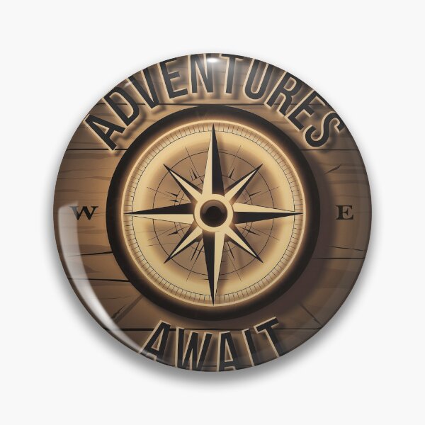 Item preview, Stylized Compass Design with Illuminated Effect on Wooden Background designed and sold by Creative88Art.