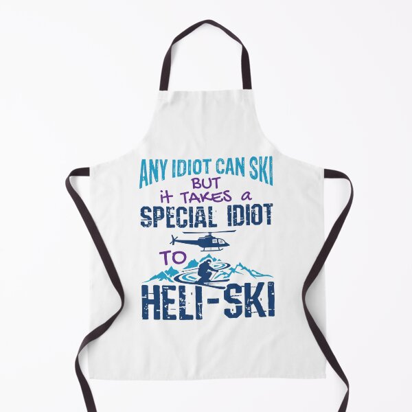 Item preview, Any Idiot Can Ski Funny Heli-Skiing Heli-Ski designed and sold by jaygo.
