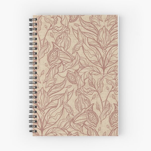 Item preview, Cacao and Coffee Plants and Beans in Mocha Mousse  designed and sold by klossisch.