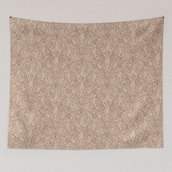 Item preview, Cacao and Coffee Plants and Beans in Mocha Mousse  designed and sold by klossisch.