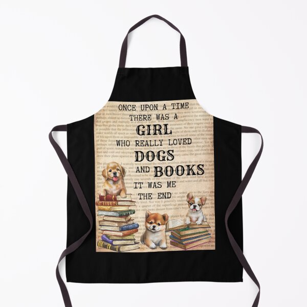Item preview, Dogs, Books & Happily Ever After - Vintage Illustration Design designed and sold by NiftyTees.