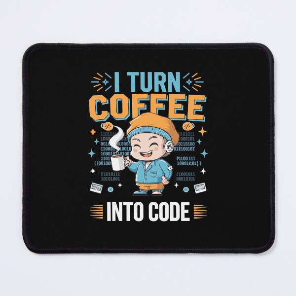Item preview, I turn coffee into code – Funny IT designed and sold by hanneshannes02.