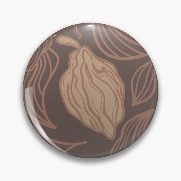 Item preview, Botanical Cocoa Plants in Mocha Mousse designed and sold by klossisch.