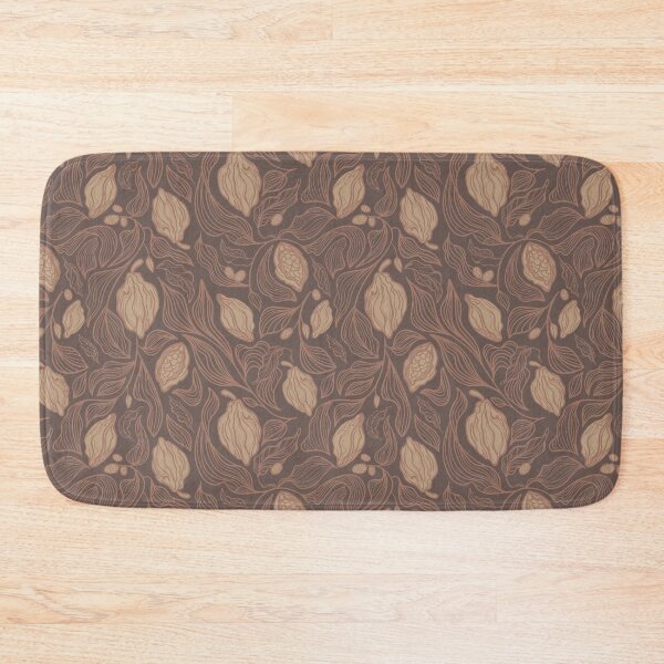 Item preview, Botanical Cocoa Plants in Mocha Mousse designed and sold by klossisch.
