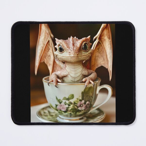 Item preview, Teacups Dragons designed and sold by UglyMandalas.