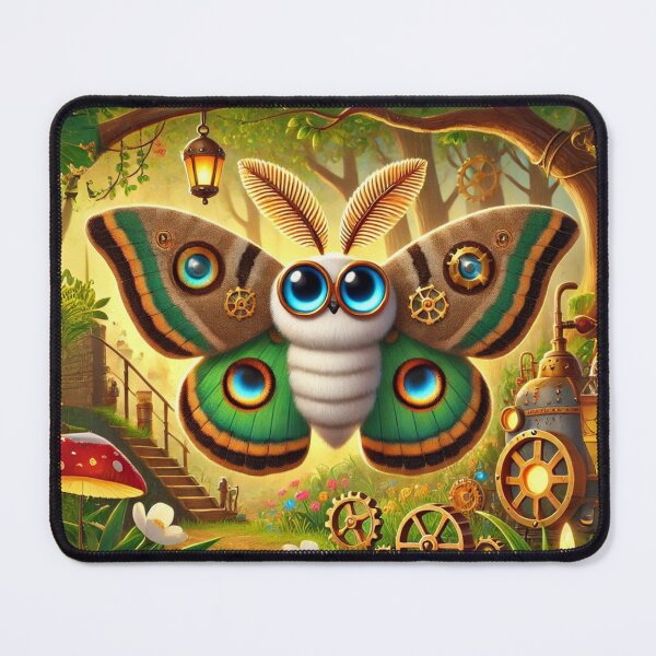 Item preview, Steampunk Polyphemus Moth designed and sold by Sillytoe.