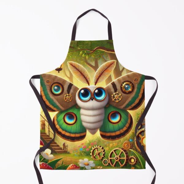 Item preview, Steampunk Polyphemus Moth designed and sold by Sillytoe.