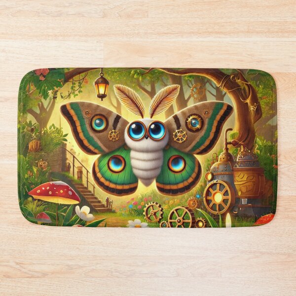 Item preview, Steampunk Polyphemus Moth designed and sold by Sillytoe.