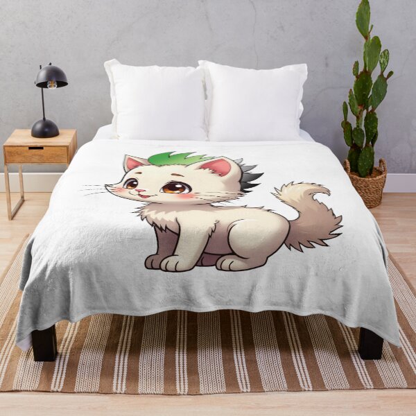 Item preview, Adorable Kawaii Kitty with Cute Aromantic Pride Rainbow Mohawk designed and sold by Travelslightly.