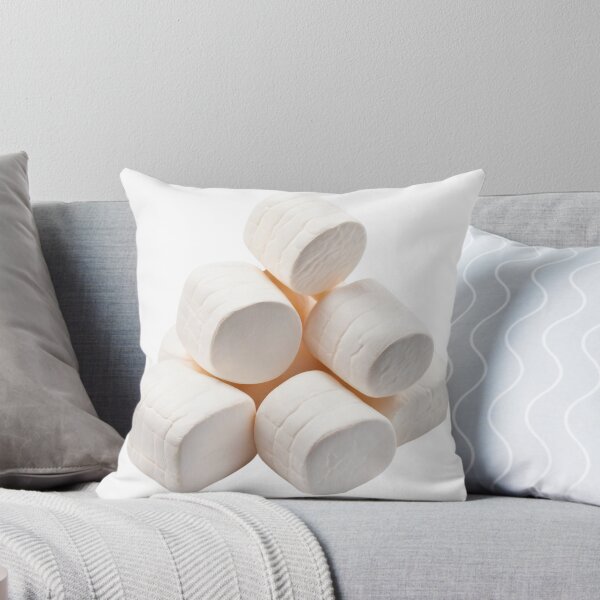 Item preview, Pyramid of Cylindrical Marshmallows on Neutral Off White Background designed and sold by Creative88Art.