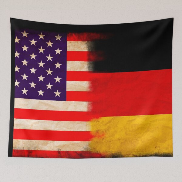 Item preview, US Flag and Germany Flag Pride Wear Design. Deutschland Roots designed and sold by LovelyHappyGift.