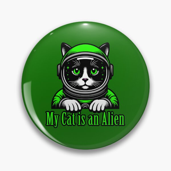 Item preview, My Cat is an Alien designed and sold by roswellboutique.