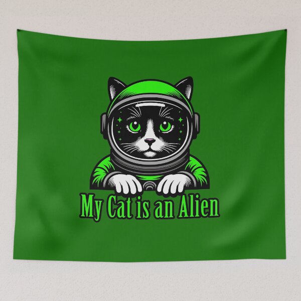 Item preview, My Cat is an Alien designed and sold by roswellboutique.