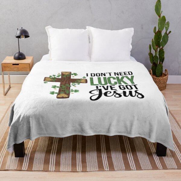 Item preview, I don't need lucky, I've got Jesus designed and sold by jkrphoto.