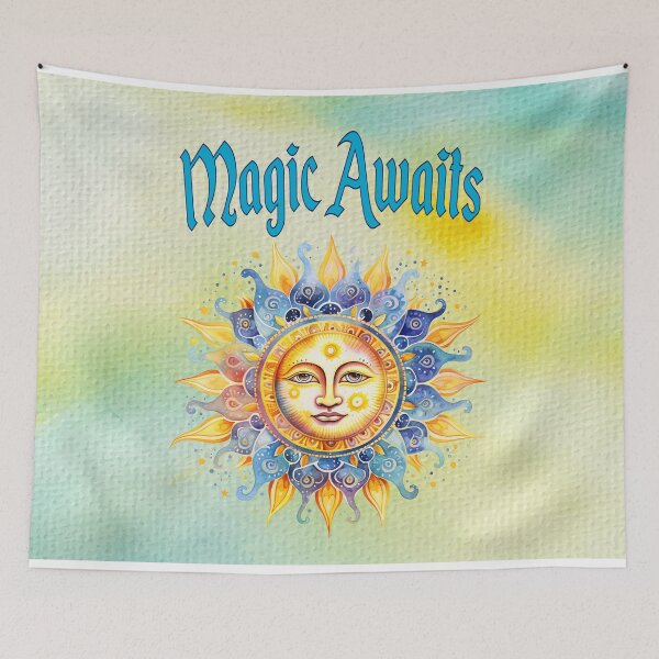Item preview, Magic Awaits Enchanted Sun T-shirt designed and sold by MysticOzzy.