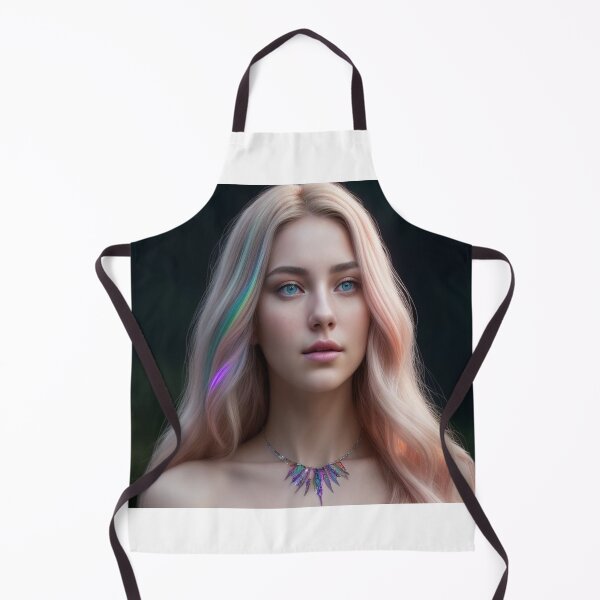 Item preview, Pretty Girl With Colorful Hair Blue Eyes designed and sold by highplacidity.