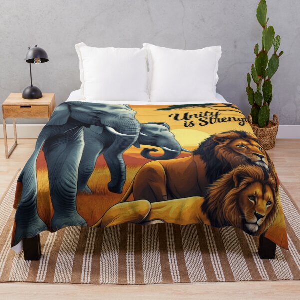 Item preview, Unity in the Wild: Majestic African Wildlife at Sunset designed and sold by 'VARI'.