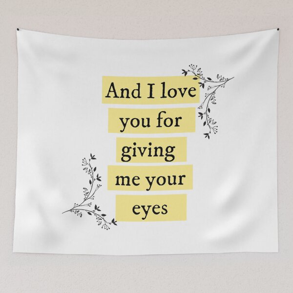 Item preview, And I love you for giving me your eyes Taylor Swift  designed and sold by bombalurina.
