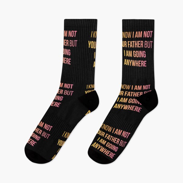 Item preview, Sex Education Quote Design | I Know I'm Not Your Father But I Am Going Anywhere (Black BG) designed and sold by FilipeFerreira.