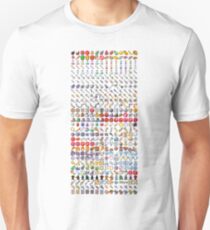 Pixel Art RPG Icons Unisex T-Shirt